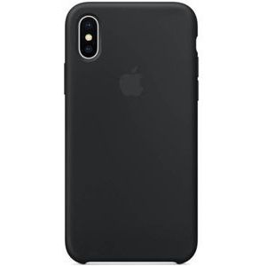 Apple Silicone Backcover voor iPhone X - Black