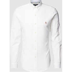 Slim fit vrijetijdsoverhemd met button-downkraag