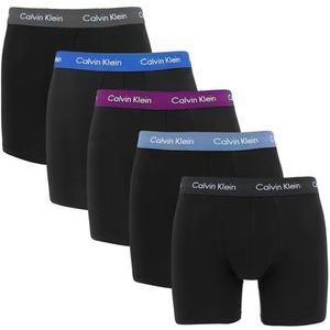 Calvin Klein Boxershort Long 5-pack Zwart