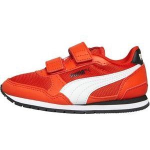 Puma Jongens St Runner V3 Mesh Velcro Sneakers Oranje