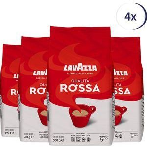 Lavazza Qualita Rossa koffiebonen - 500 gram x4