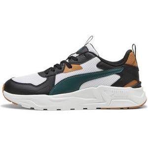 PUMA Trinity Lite Sneaker voor heren, Puma Zwarte Donkere Myrtle Caramel Latte, 38.5 EU