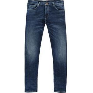 Cars Jeans Heren BATES DENIM Skinny Fit DARK USED - Maat 27/32