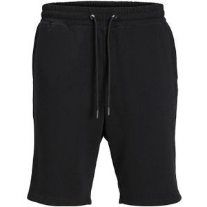 JACK & JONES Bradley Sweat Shorts loose fit, heren joggingbroek kort, zwart -  Maat: L
