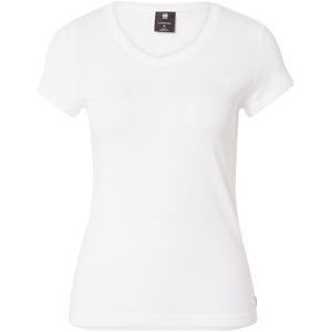 G-Star RAW T-shirt Eyben van Biologisch Katoen Wit