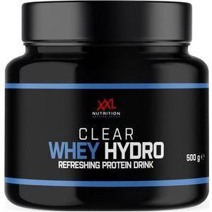 XXL Nutrition - Clear Whey Hydro - Transparante Eiwitshake, Whey Hydrolisaat, Lactosevrij - Aardbei Kers NZVT - 500 Gram