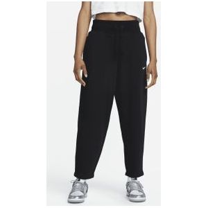 Nike Sportswear Phoenix Fleece 7/8-joggingbroek met hoge taille en rondingen voor dames - Zwart