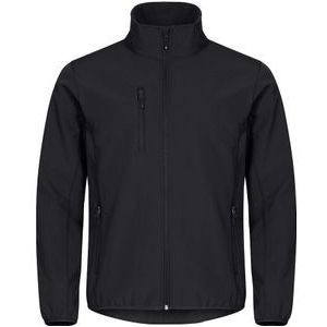 Clique Classic Softshell Jacket Heren Zwart maat 3XL