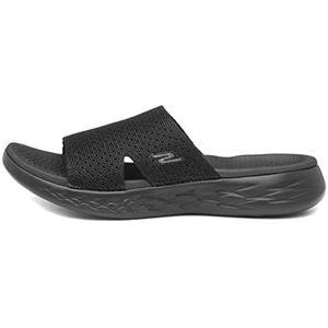Skechers Women's Slide Sandal, Black, numeric_9