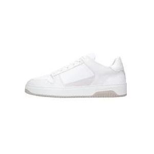 Nubikk Witte Lage Top Court Sneakers , White , Heren , Maat: 41 EU