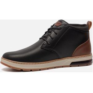 Skechers Evenston Veterschoenen zwart Leer