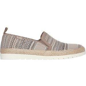 Skechers Flexpadrille 3.0 -Island Muse Dames Espadrilles - Taupe - Maat 38