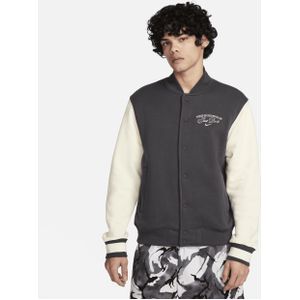 Nike Sportswear Fleece varsityjack voor heren - Grijs