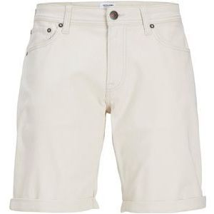 JACK & JONES Rick Original Short regular fit, heren jeans korte broek, beige -  Maat: XXL