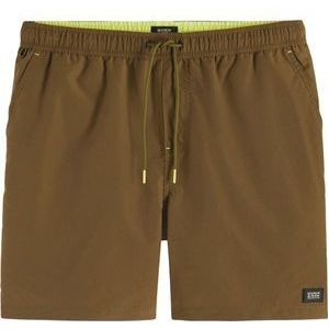 Scotch & Soda Mid Length Swim Short Solid Heren Zwembroek - Maat S