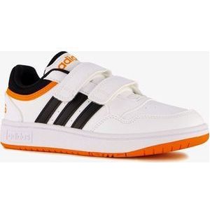 Adidas Hoops 3.0 CF C kinder sneakers wit zwart - Maat 35 - Uitneembare zool