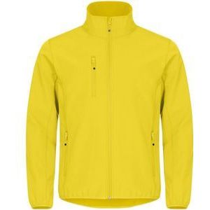 Clique Classic Softshell Jacket Heren Lemon maat XXL