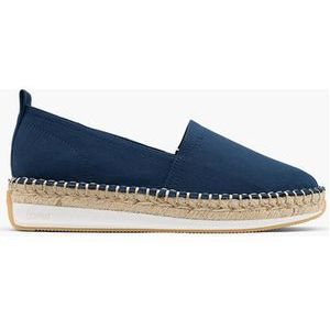 esprit Blauwe platform espadrille - Maat 39