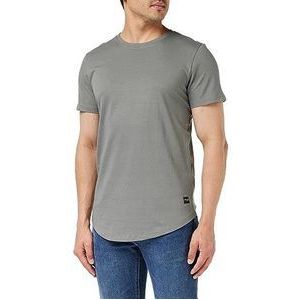 JACK & JONES Heren Basic T-Shirt Plus Size | Ronde hals Korte Mouw Shirt | Grote maten Shortsleeve JJENOA, Sedona Sage., 6XL