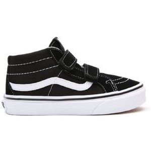 Vansunisex voor kinderen. VN00018W6BT1 Trainers Sk8-Mid Reissue V zwart, wit (25), Plat, Klittenband, Casual, kinderkleding