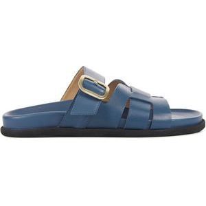 Lina Locchi Slippers / Slides Dames - 765-05 - Blauw - Maat 36