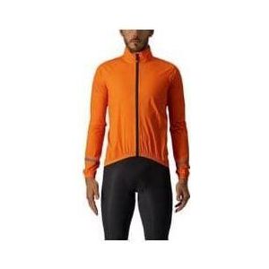 castelli emergency 2 rain jacket orange