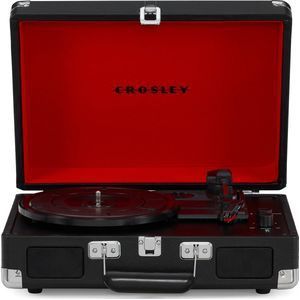 Crosley Cruiser Plus CR8005F-BK - Zwart - Bluetooth In/Uit Platenspeler