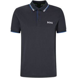 BOSS slim fit polo Paddy Pro met contrastbies