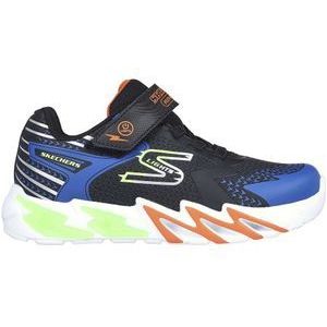 Skechers Flex-Glow Bolt Jongens Sneakers - Zwart/Rood - Maat 30