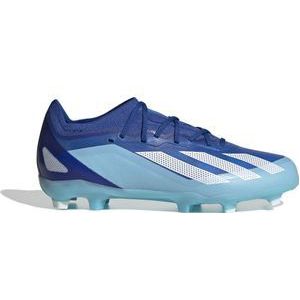 adidas X Crazyfast.1 Gras Voetbalschoenen (FG) Kids Blauw Lichtblauw Wit