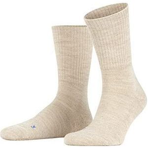 FALKE Uniseks-volwassene Sokken Walkie Light U SO Wol Functioneel material eenkleurig 1 Paar, Beige (Sand Melange 4490), 44-45