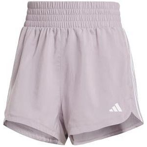 adidas Vrouwen Pacer Training 3 Strepen Geweven Hoge Stijging Korte Shorts, S 5 inch Zwart, Zwart, S