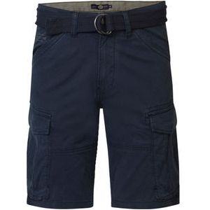 Petrol Industries - Heren Cargo Short met Riem Gulf Shores - Blauw