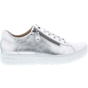 Hartjes 162.1402 Sneakers - Leer - Dames - Zilver - Maat 43