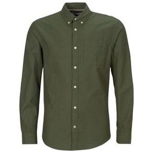 Jack &amp; Jones  JJEOXFORD SHIRT LS  overhemden  heren Kaki