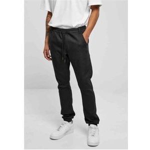 Urban Classics - Knitted Denim Jogpants realblack washed Heren joggingbroek - XL - Zwart