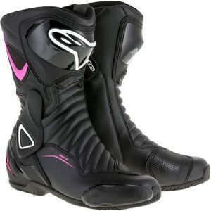 Alpinestars Stella SMX 6 V2, laarzen vrouwen, zwart/pink/witte, 37 EU