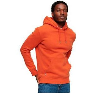 Superdry Essential Logo Hoodie Oranje XL Man