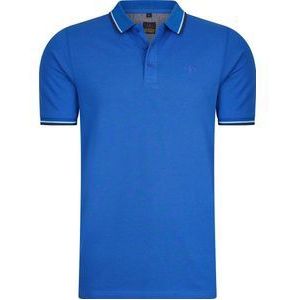 Mario Russo Polo shirt Edward - Polo Shirt Heren - Poloshirts heren - Katoen - L - Klassiek Blauw