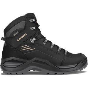 Lowa - Heren wandelschoenen - Renegade Evo Gtx Mid Black / Dune voor Heren - Maat 8,5 UK - Zwart