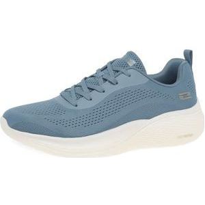 Skechers - Casual sportschoen met trekkoord, witte rubberen zool, stoffen sneakers, voor: dames, Slt, 41 EU