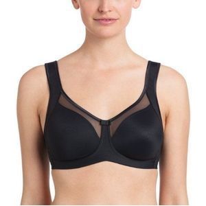 Anita 5859-001 Clara Zwart Comfort BH zonder Bedraad, Zwart (Schwarz 001), 90F