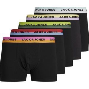 JACK&JONES JACSPLITTER SOLID TRUNKS 5 PACK Heren Onderbroek - Maat L