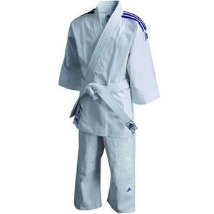 Judopak Adidas voor kinderen | meegroeipak J200 | Wit (Maat: 100 - 110)