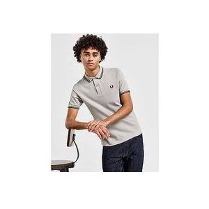 Fred Perry Twin Tipped Short Sleeve Polo Shirt Heren - Grey- Heren, Grey