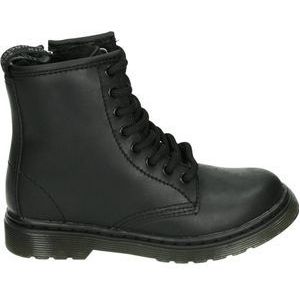 Dr Martens 1460 K Mono Veterboots - Laarzen Met Veters - Meisjes - Zwart - Maat 27