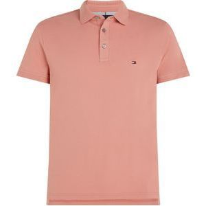 Tommy Hilfiger 1985 Slim Polo, heren poloshirt, oudroze -  Maat: L