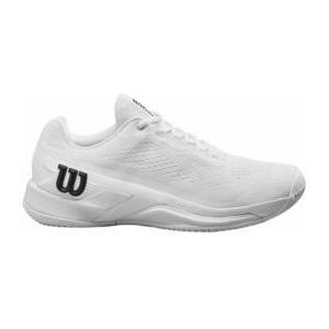 Tennisschoen Wilson Men Rush Pro 4.0 White White Black-Schoenmaat 48 (UK 12.5)