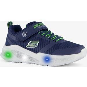 Skechers Meteor Lights kinder sneakers lichtjes - Blauw - Maat 37