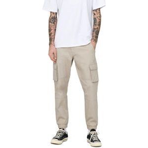 Only & Sons Cam Stage Cuff Cargo Pants Grijs 30 / 34 Man